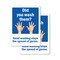 Signmission Did You Wash Them, 7 in W x Rectangle, Plastic OS-2PACK-NS-P-710-25571 - alternate 1